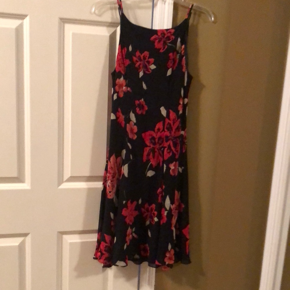 Wonderful flouncy sheer with lining dress for dressy or summer fun